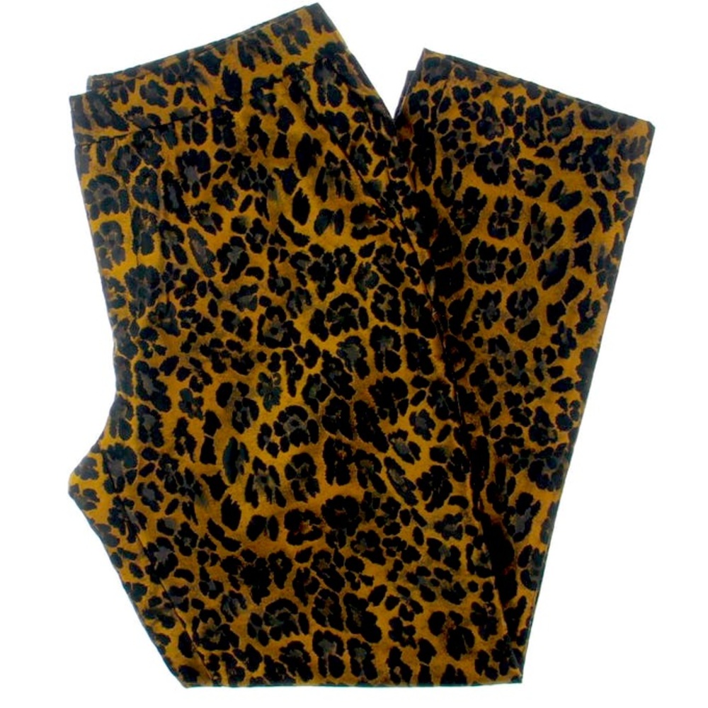 Gorgeous gold and black leopard pants by FRNCH
